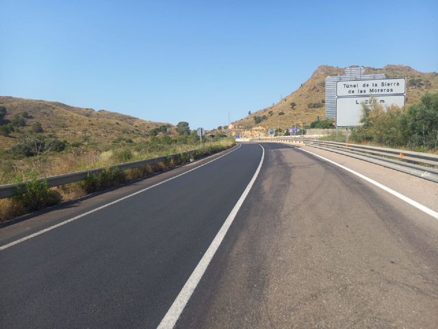 Fomento adjudica las obras de mejora de dos carreteras regionales en Alguazas y Mazarrón con una inversión de más de 2,2 millones