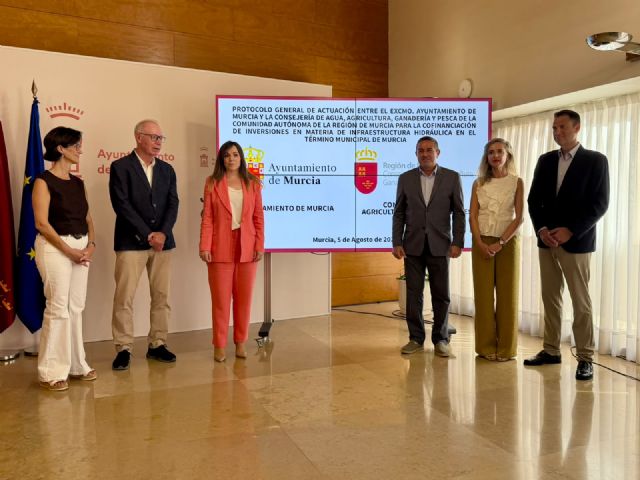 La Comunidad y el Ayuntamiento de Murcia reforzarán el saneamiento y la protección del río Segura en episodios de lluvia