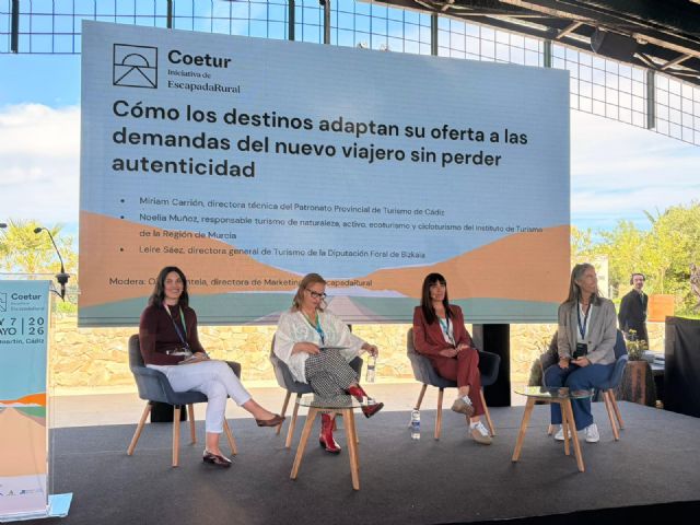 La Comunidad Autónoma expone el potencial regional como destino rural en el congreso especializado Coetur 2026
