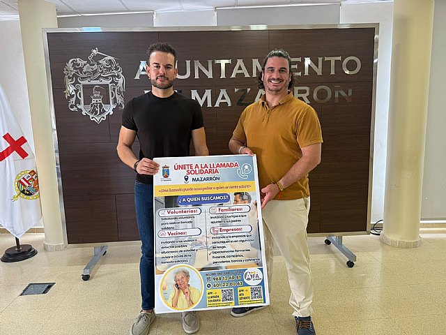 La campaña 'Llamada Solidaria' para combatir la soledad no deseada llega a Mazarrón