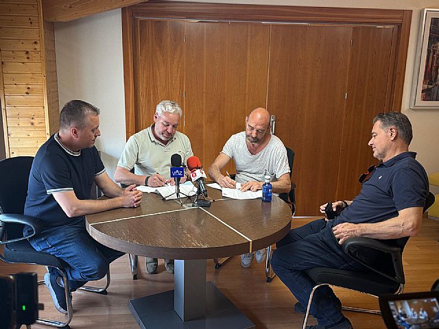 El ayuntamiento de Mazarrón y la Fundación Lidó Rico, firman un convenio para la dinamización del arte y la cultura