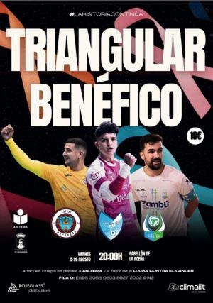 Triangular de fútbol sala a favor de AECC y ANITEMA
