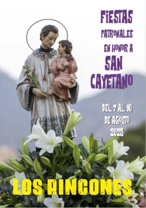Comienzan las fiestas de Los Rincones 2025, en honor a San Cayetano