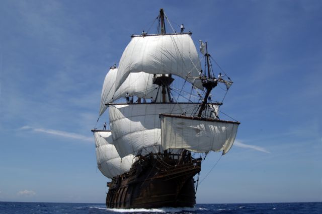 El galeón Andalucía visita Mazarrón un año más