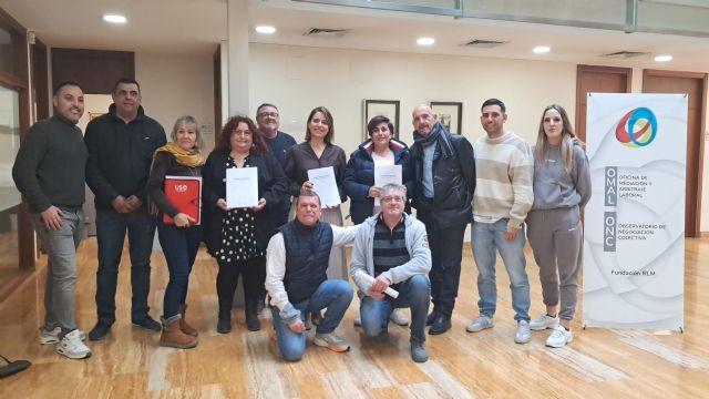 Firma del Convenio Colectivo de Transporte de Mercancías por Carretera de la Región de Murcia