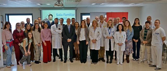 Más de 1.500 familias se han beneficiado de la Sala Familiar de la Arrixaca en cinco a&ntilde;os