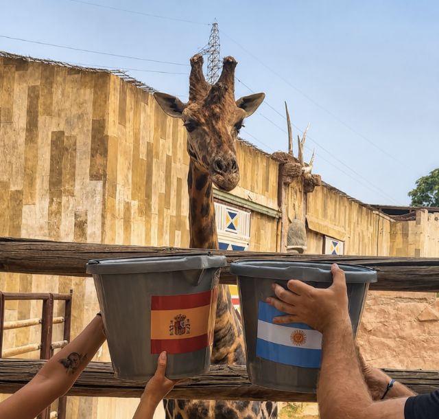 Terra Natura Murcia celebra la final del Mundial con fútbol, animación y la predicción de Fali