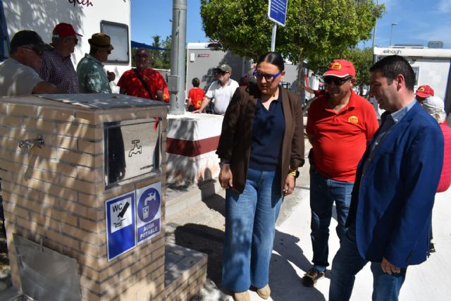 El Gobierno regional financia en Las Torres de Cotillas un área accesible para autocaravanas