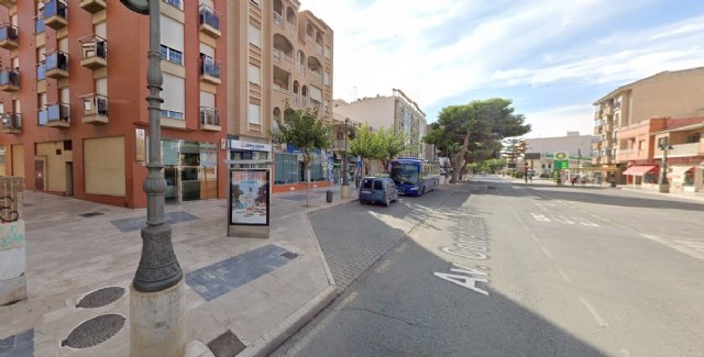 Cambio de Ubicación temporal en la parada de autobús de Mazarrón