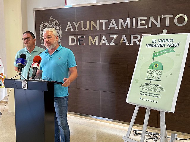 Mazarrón inicia la campaña “Banderas Verdes” de Ecovidrio con una participación récord del 81% en el sector hostelero