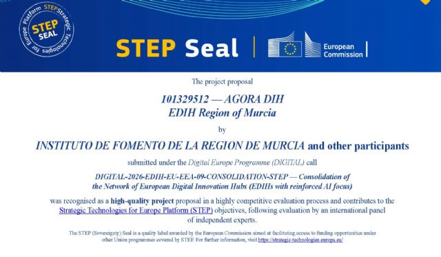 La Comisión Europea otorga al 'hub' digital impulsado por el Info el Sello europeo de Excelencia por el respaldo a las empresas