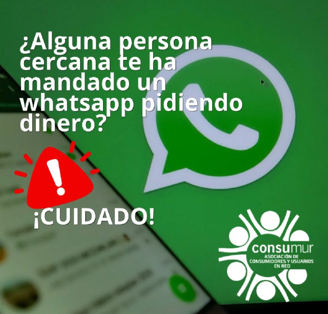CONSUMUR alerta de la nueva estafa por WhatsApp por la que nos pueden robar hasta 1.000 euros