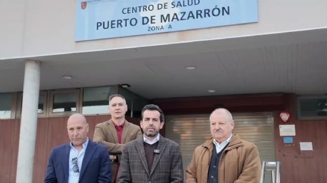 VOX pide que el centro de salud del Puerto de Mazarrón abra las 24 horas ante el abandono sanitario del Gobierno regional