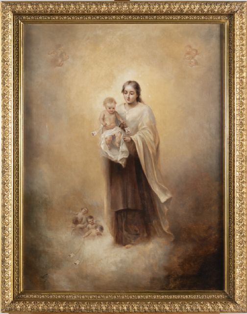 Cultura restaura dos obras clave de la colección del Muram y recibe la donación de la pintura de Wssel de Guimbarda 'Virgen del Carmen'