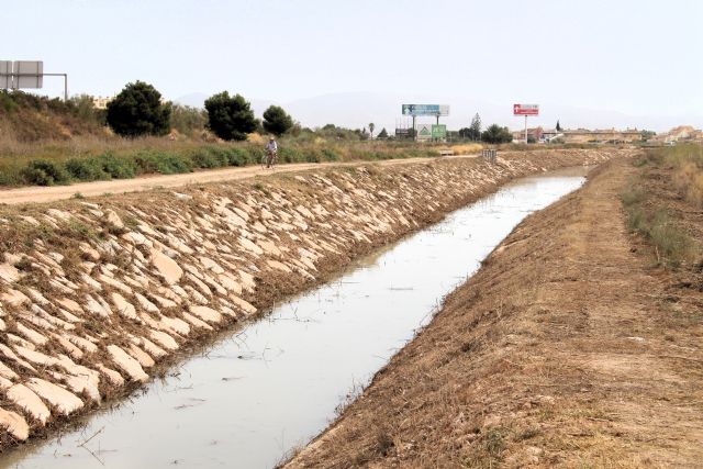 La CHS licita el mantenimiento del canal de drenaje D-7 del Campo de Cartagena para mejorar su capacidad hidráulica