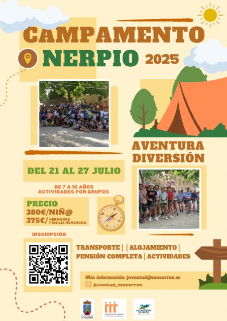 Vuelve el Campamento de Verano a Nerpio. Una Semana Inolvidable para los Jóvenes de Mazarrón