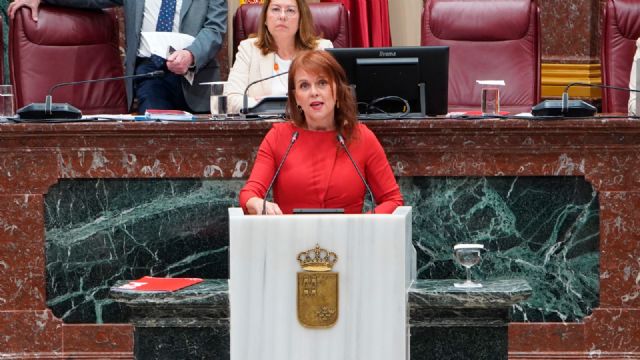 María Dolores Martínez: 'Exigimos al Gobierno regional que cumpla el mandato de la Asamblea y regule el proyecto ABC con una ley'