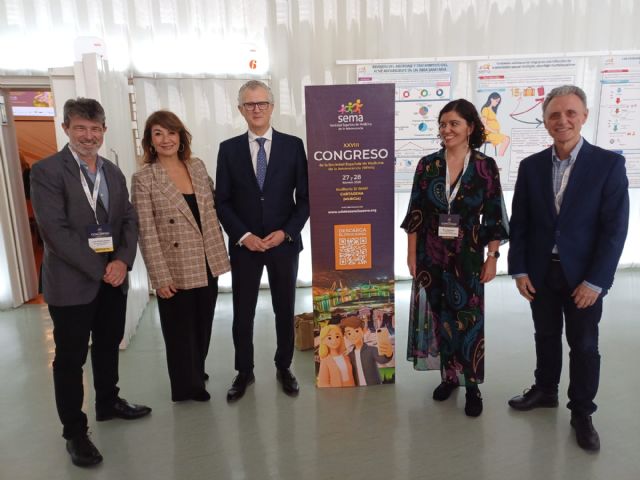 El consejero de Salud inaugura en Cartagena el XXVIII Congreso de la Sociedad Espa&ntilde;ola de Medicina de la Adolescencia