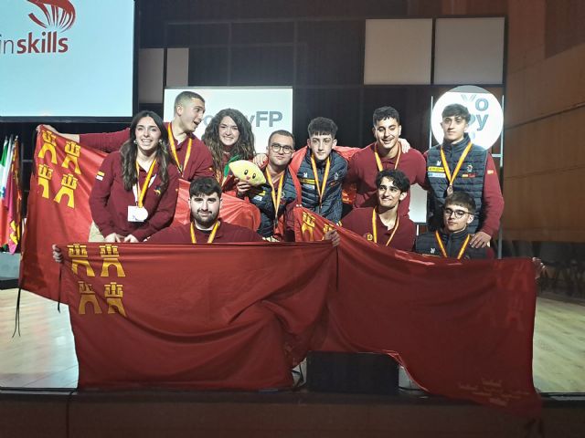 Los estudiantes de FP de la Región arrasan en 'SpainSkills 2026' y logran un récord histórico con 12 medallas
