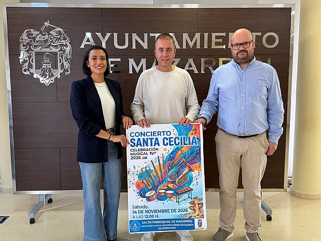 Mazarrón celebrará Santa Cecilia con un concierto de la Asociación Musical Maestro Eugenio Calderón