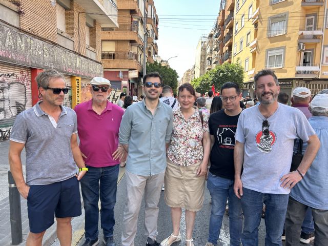 Podemos se une a la manifestación por la vivienda en Murcia y exige prohibir el acaparamiento y regular los precios para acabar con la especulación
