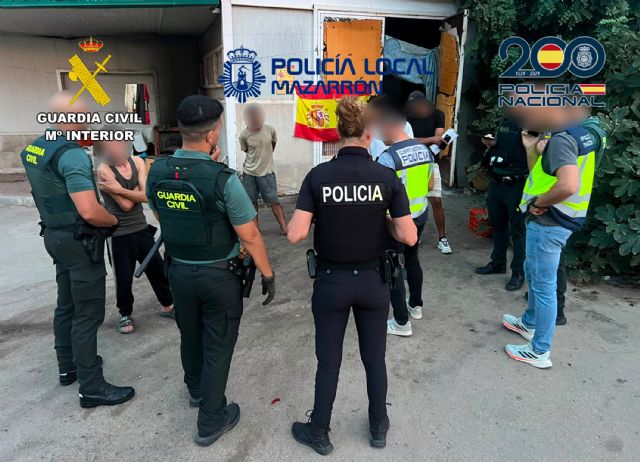 Operativo de seguridad desplegado en Mazarrón